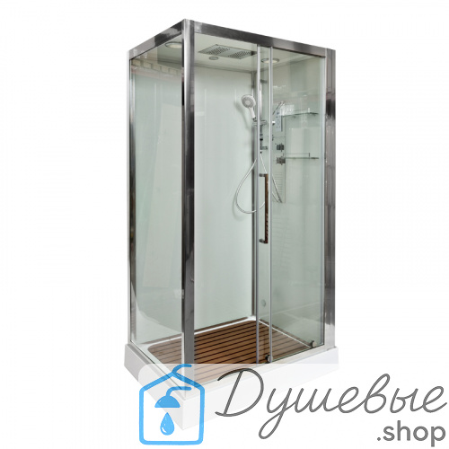 Душевая кабина AvaCan Z120 Kerava. 120×90 см, прямоугольная форма, прозрачное стекло, универсальная ориентация, крыша, без гидромассажа фото 3