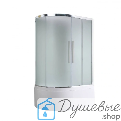Душевая кабина AvaCan EM5912RN без крыши, 120×90 см, асимметричная, матовое стекло, правая ориентация, без гидромассажа фото 4