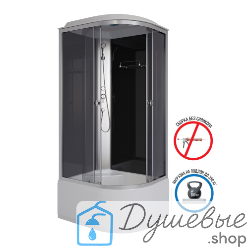 Душевая кабина Niagara Eco E90/70/40L/TN 900х700х2150 фото 3