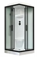 Душевая кабина Royal Bath  RB 90HP6-WC-BL стекло матовое