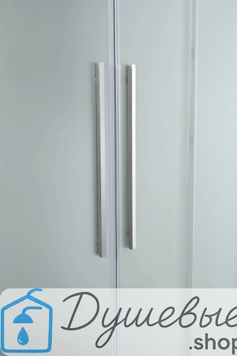 Душевая кабина AvaCan EM2010LED 100×100 см, четверть круга, матовое стекло, универсальная ориентация, крыша, гидромассаж фото 11
