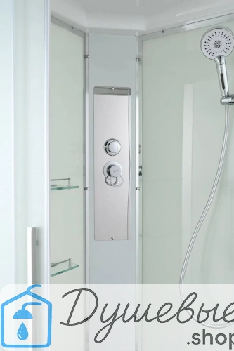 Душевая кабина AvaCan EM5011new стандартная 110×110 см, четверть круга, матовое стекло, универсальная ориентация, с крышей, без гидромассажа фото 13