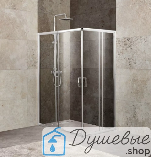 Фото душевого уголка BelBagno UNIQUE-AH-2-100/115-75/90-C-Cr — детали конструкции