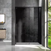 Душевая дверь Vincea Lugano VDS-1L120CGB-1, профиль черный, стекло тонированное