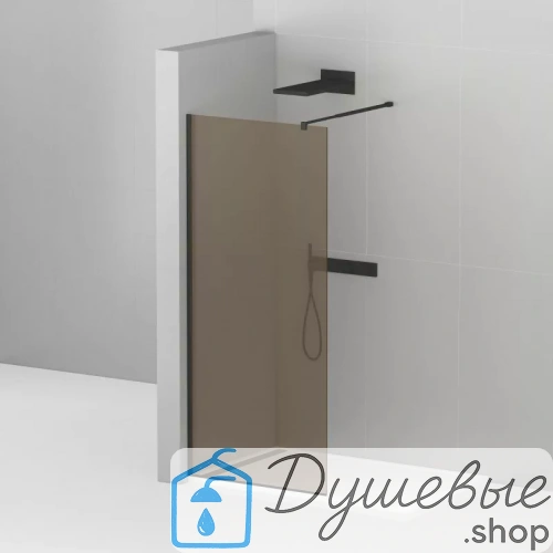 Душевая перегородка Cezares LIBERTA-L-1-100-BR-NERO